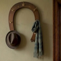 Maple & Co Jockey Club coat rack in oak