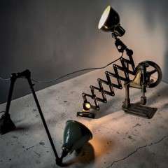 Bauhaus German Scissor Wall Lamp From Reif Dresden