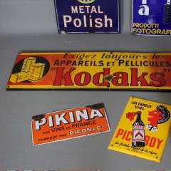 Kodak enamel advertising sign