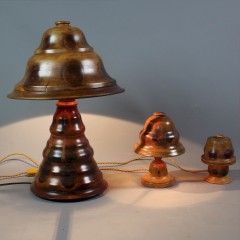 Brazilian mushroom lamp by Carlos Zipperer Sobr c1920's