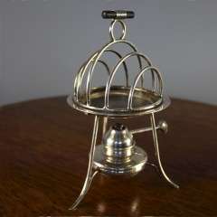 Asprey & Co silver muffin warmer
