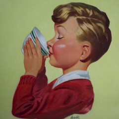 Original artwork for Ovaltine by Wells