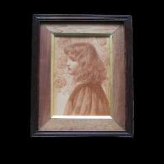 Pre-Raphaelite print by Henry Ryland