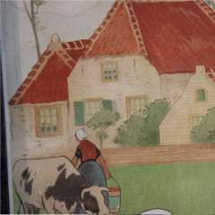 An arts and crafts nursery lithograph by H Cassiers