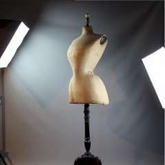 Antique wasp waist Stockman Paris dressmakers mannequin